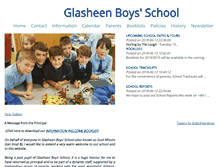 Tablet Screenshot of glasheenboys.com